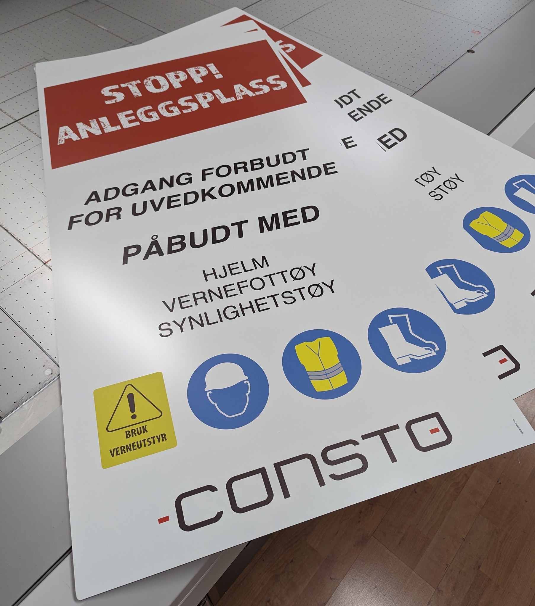 Alu skilt 50x70
