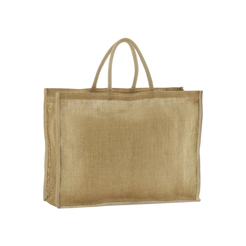 W475 Starched Jute Market Shopper