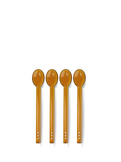 Spoon Dotti 4pcs/set Amber
