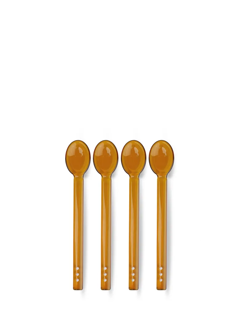 Spoon Dotti 4pcs/set Amber