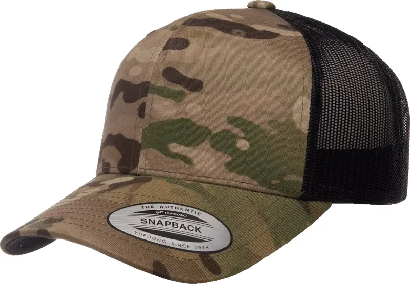 Flexfit Retro Trucker Multicam® Sort