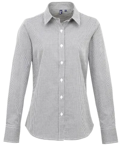 Ladies Gingham L/S