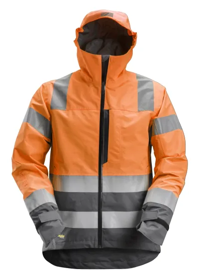 High-Vis Vanntett skalljakke, Klasse 3