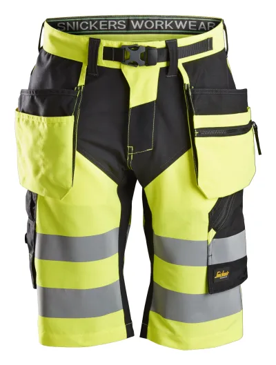 High-Vis Shorts med hylsterlommer, Klasse 1