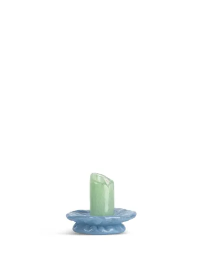 Candlestick Lara XS Minty green/light blue