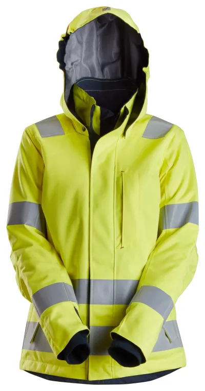 ProtecWork, Flammehemmende Vinterjakke med hette for dame, Klasse 3
