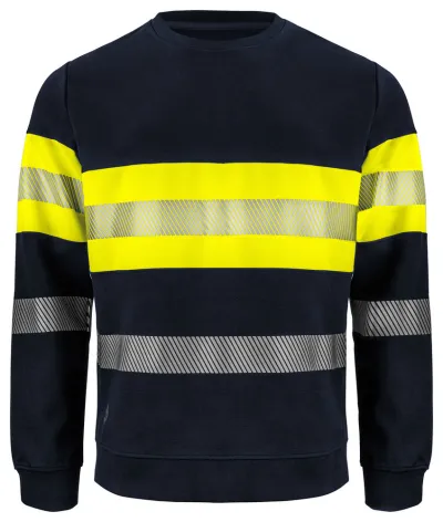 6129 Sweatshirt Hi Viz