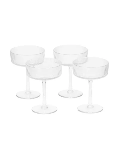 LN 4-pack Ice Cream Bowl RPET Transparent