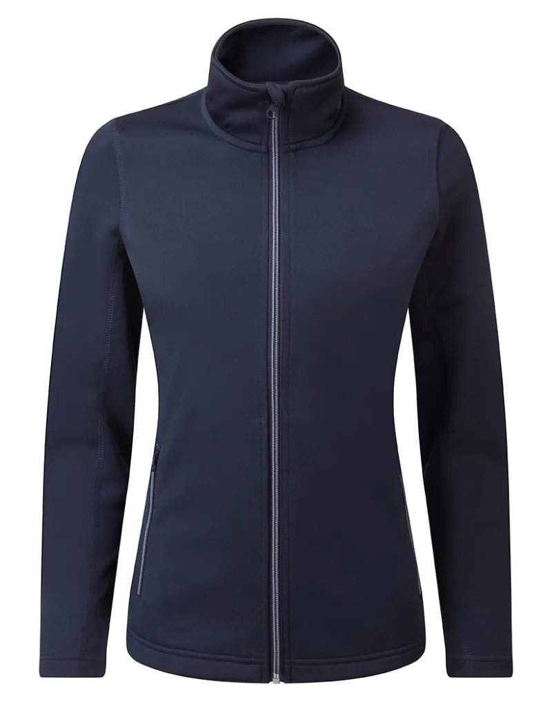 Ladies Spun Dyed Zip Sweat