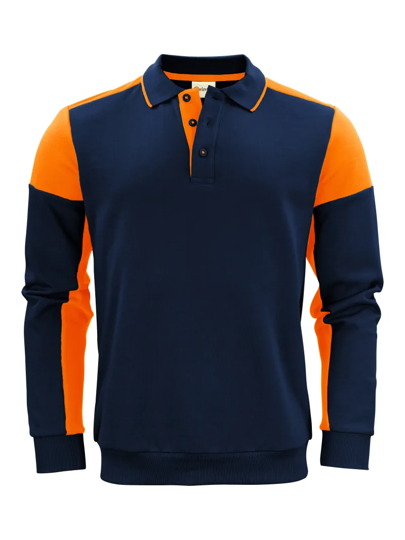 Navy / Neon Orange