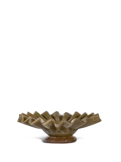 Bowl Lori M Green/beige