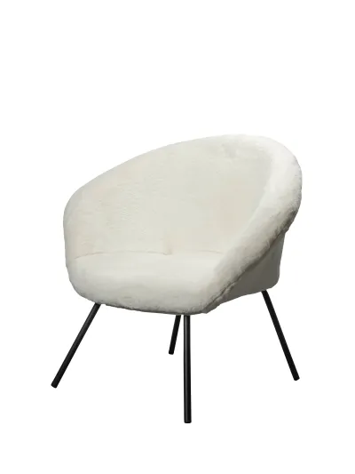 Lounge chair Theodore (1) White