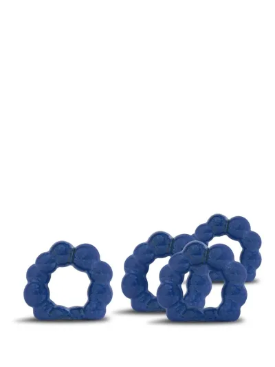 Napkin ring Porto 4pcs/set Blue