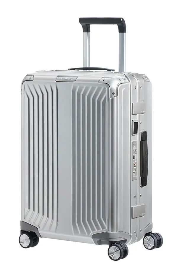 Lite-Box Alu Koffert 4 hjul 55cm Aluminium