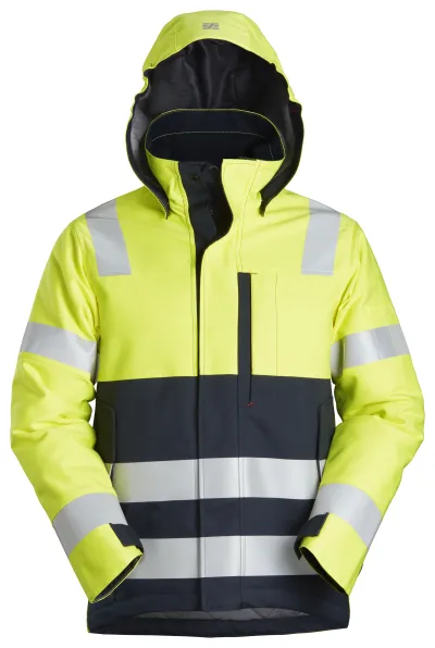 ProtecWork, Flammehemmende Vinterjakke med hette, Klasse 3