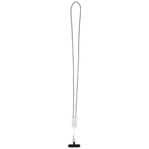 Anser nøkkelbånd for smarttelefon av resirkulert plast med innebygd 27 W 5-i-1 kabel
