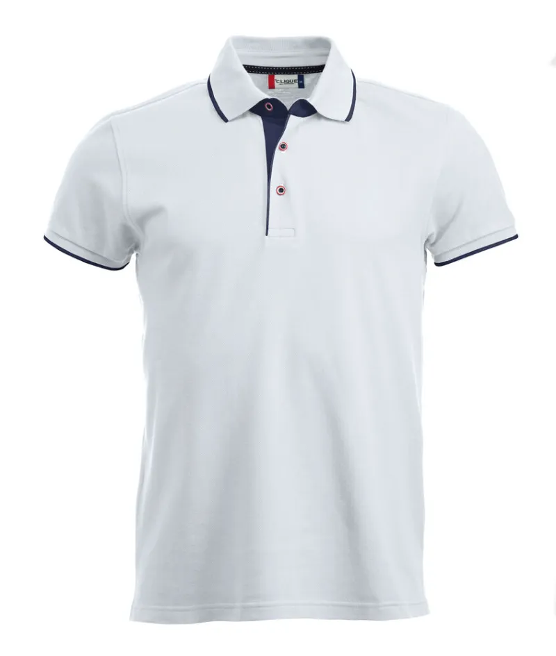 White / Dark Navy