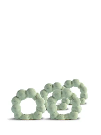 Napkin ring Porto 4pcs/set Minty green