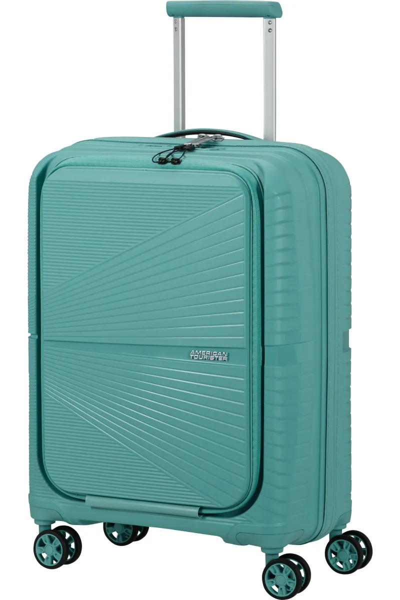 Airconic Koffert 4 hjul 55cm Frontlomme Mid Navy