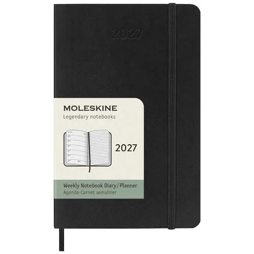 Moleskine 12 måneders ukeskalender lommeformat, mykt omslag