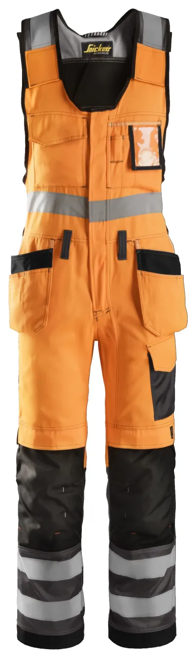 High-Vis Helbukse med hylsterlommer, Klasse 2