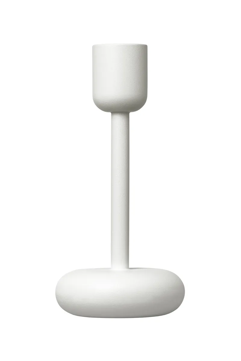 Nappula lysestake 183mm hvit