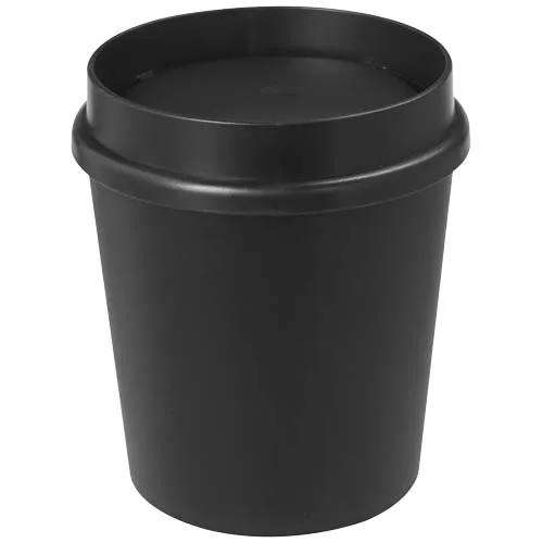 Solid svart
