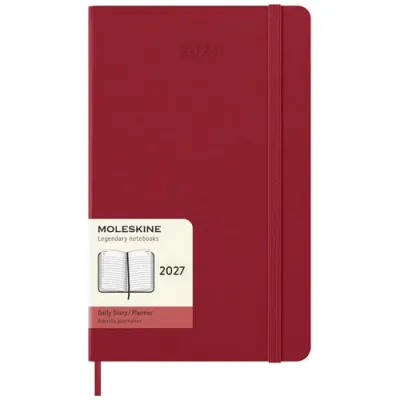 Moleskine 12 måneders dagskalender stor, hardt omslag