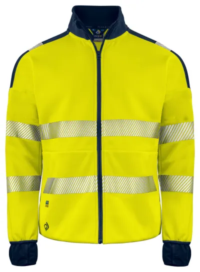 6109 Sweatshirt Hi Viz FZ