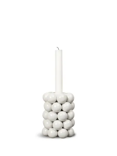 Candle holder Globe (6) White