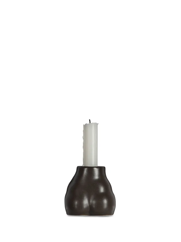 Candle holder Nature Dark brown
