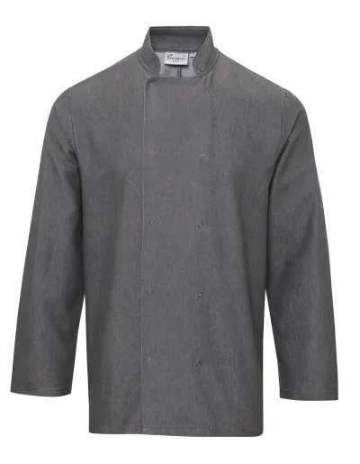 Denim Chef's Jacket Grå Denim