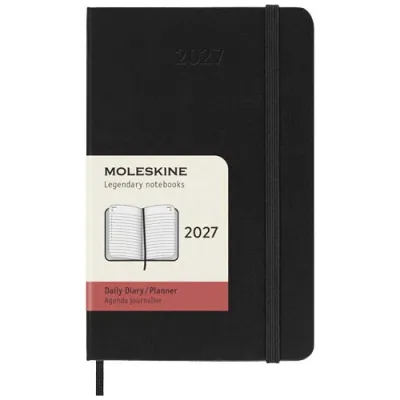 Moleskine 12 måneders dagskalender, hardt omslag