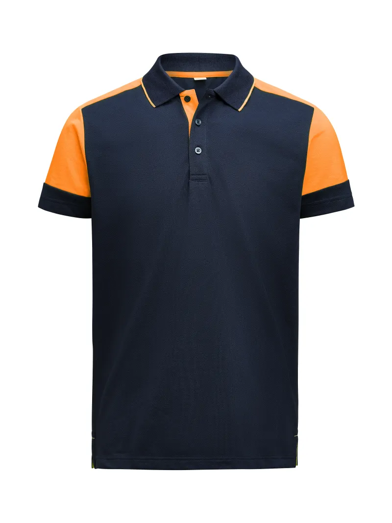 Navy / Neon Orange