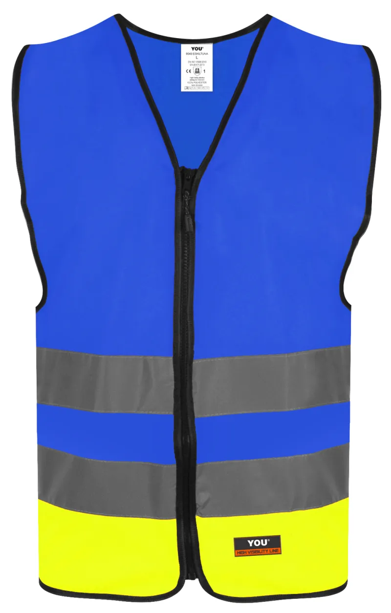 Kornblå / Safety Gul