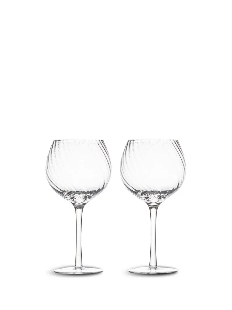 Wine glass Opacity 2pcs/set Clear
