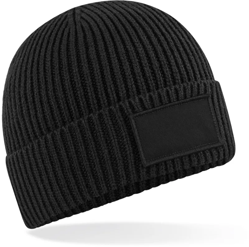 B442R Fashion Patch Beanie