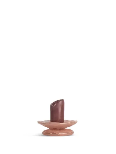 Candlestick Lara XS Bordeaux/pink