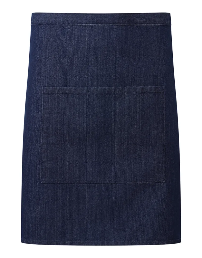Mid Length Pocket Apron Mørk Grå One Size