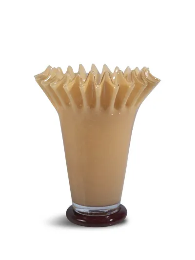 Vase Lori (2) Yellow/bordeaux