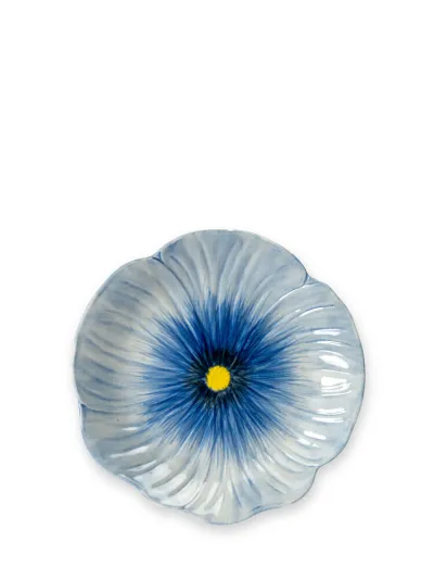 Plate Poppy (4) Blue