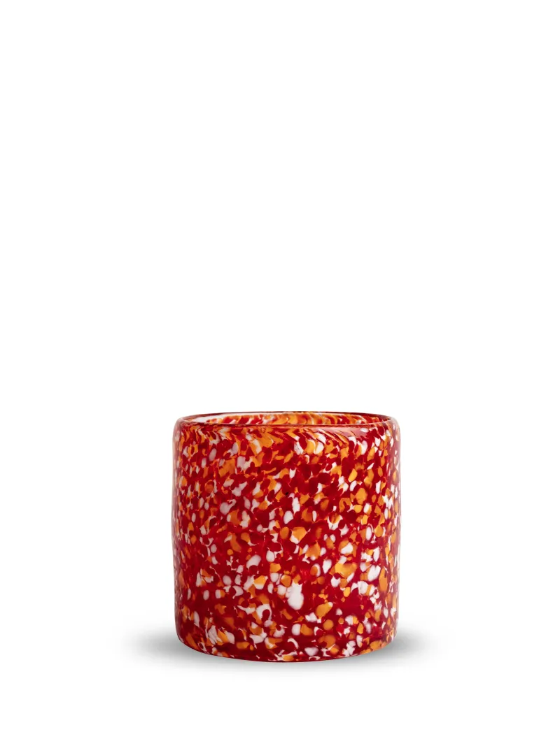 Candle holder Calore XS Red/orange