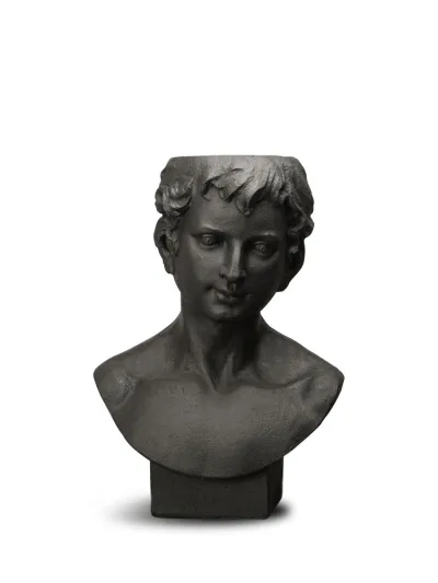 Pot Statue (2) Black