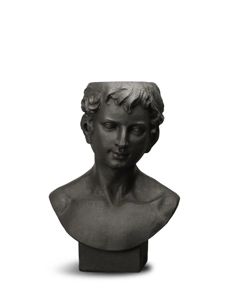Pot Statue (2) Black