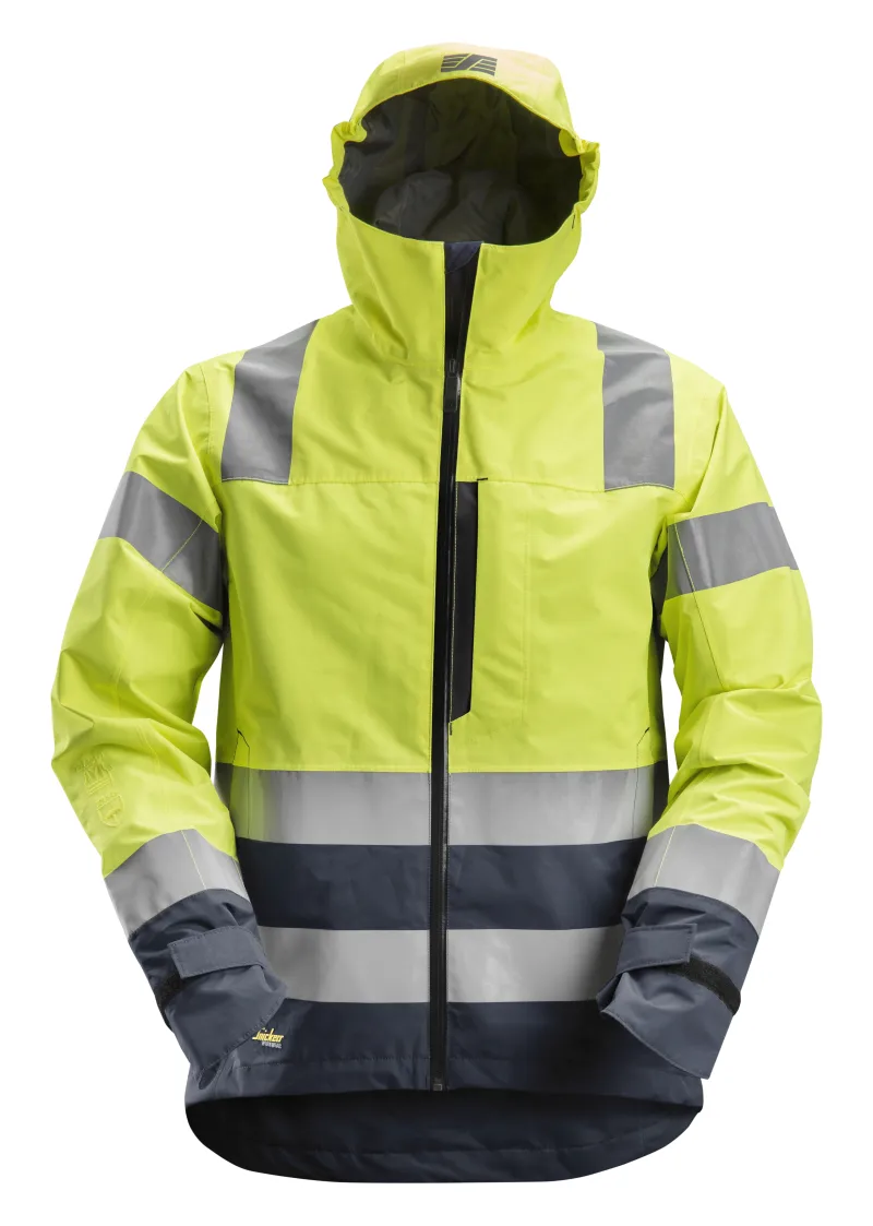 High-Vis, Vanntett skalljakke, Klasse 3