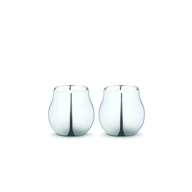 Cafu Tealight (2 Pcs) Blankpolert stål