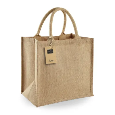 W413 Jute Midi Tote