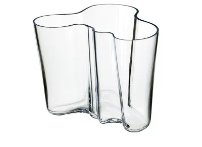 Aalto vase 160mm klar