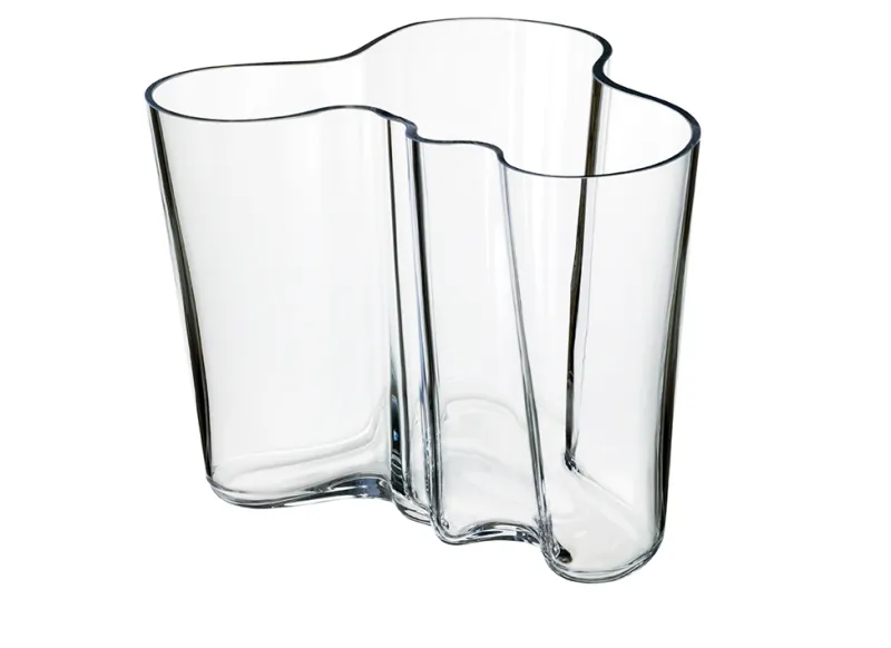 Aalto vase 160mm klar