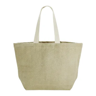 W466 Soft Washed Jute Beach Bag